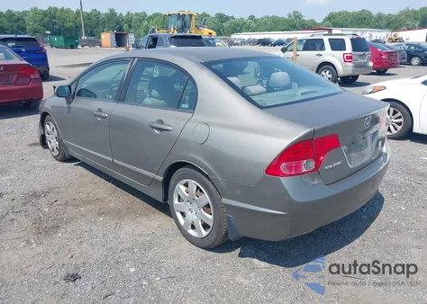 2008 Honda Civic Sdn Lx z USA, uszkodzony, nr VIN 2HGFA16568H518526